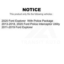 Load image into Gallery viewer, Rear Wheel Bearing And Hub Assembly Pair For Ford Explorer Police Interceptor