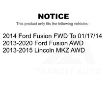 Load image into Gallery viewer, Rear Wheel Bearing And Hub Assembly Pair For Ford Fusion Lincoln MKZ