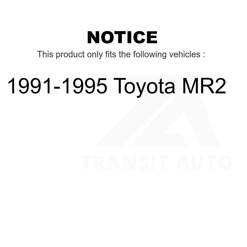 Rear Wheel Bearing Pair For 1991-1995 Toyota MR2