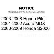 Charger l&#39;image dans la galerie, Rear Wheel Bearing Pair For Honda Pilot Acura MDX S2000