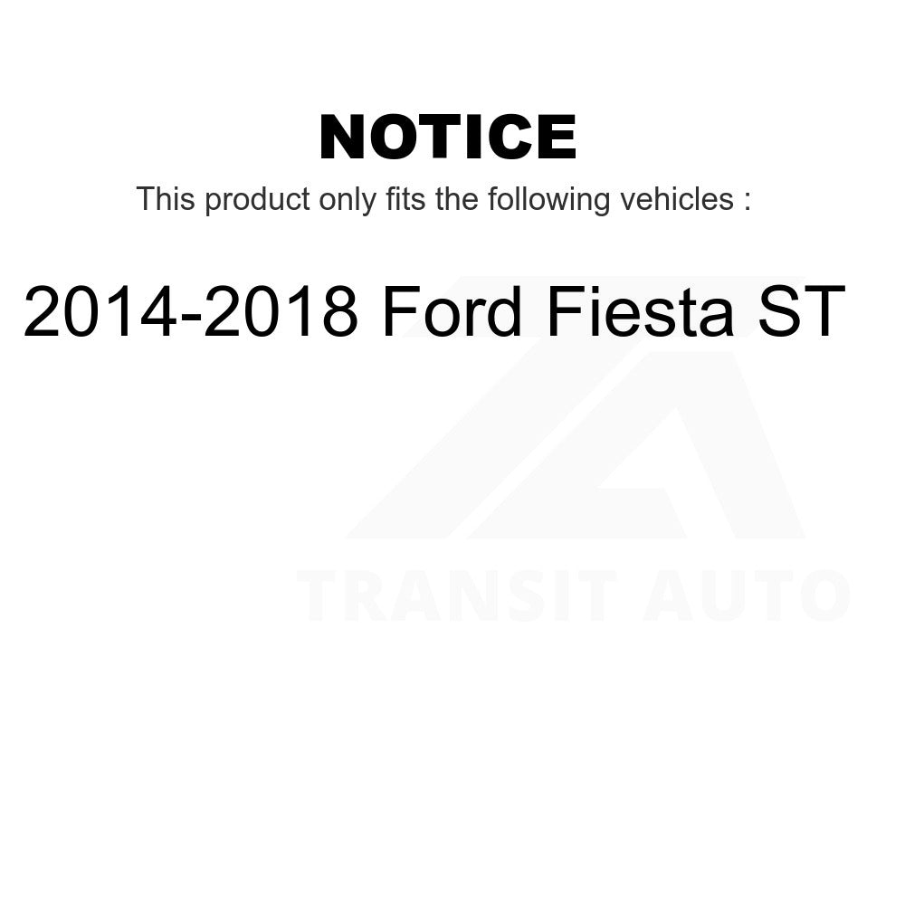 Rear Wheel Bearing Pair For 2014-2018 Ford Fiesta ST