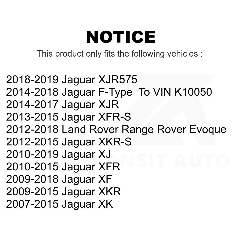 Rear Wheel Bearing Pair For Jaguar Land Rover Range Evoque XF XJ F-Type XK XKR