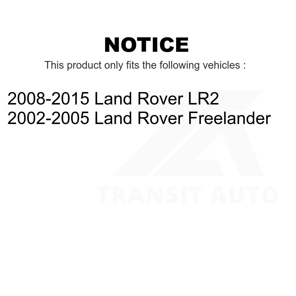 Rear Wheel Bearing Pair For Land Rover LR2 Freelander