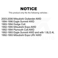 Load image into Gallery viewer, Rear Wheel Bearing Pair For Mitsubishi Outlander Eagle Summit Colt Plymouth Expo