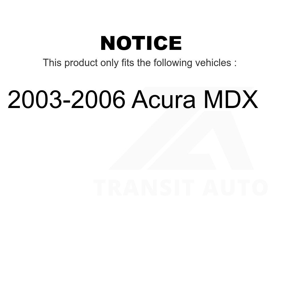 Rear Wheel Bearing Pair For 2003-2006 Acura MDX