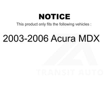 Charger l&#39;image dans la galerie, Rear Wheel Bearing Pair For 2003-2006 Acura MDX