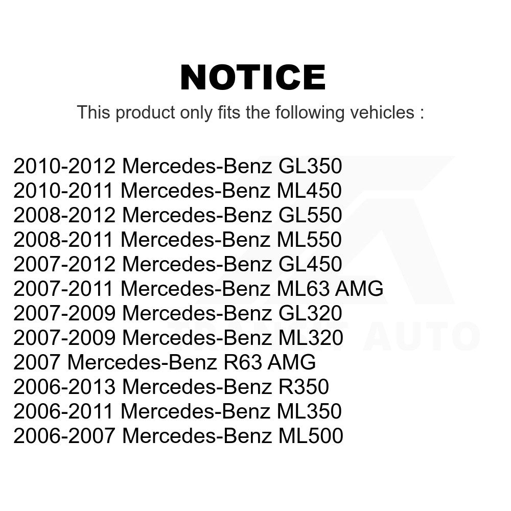 Rear Wheel Bearing Pair For Mercedes-Benz ML350 GL450 R350 GL550 ML500 ML320 AMG