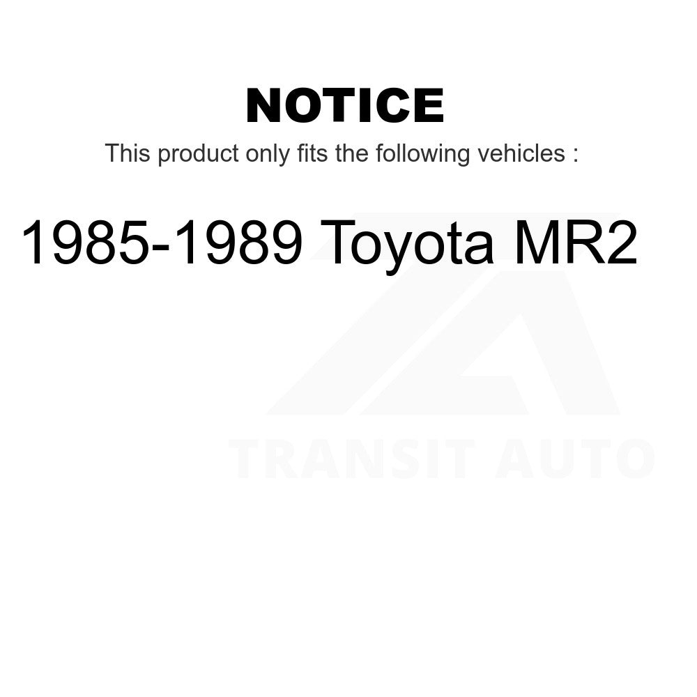 Rear Wheel Bearing Pair For 1985-1989 Toyota MR2