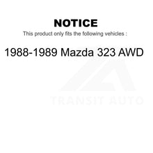 Charger l&#39;image dans la galerie, Rear Outer Wheel Bearing And Race Pair For 1988-1989 Mazda 323 AWD