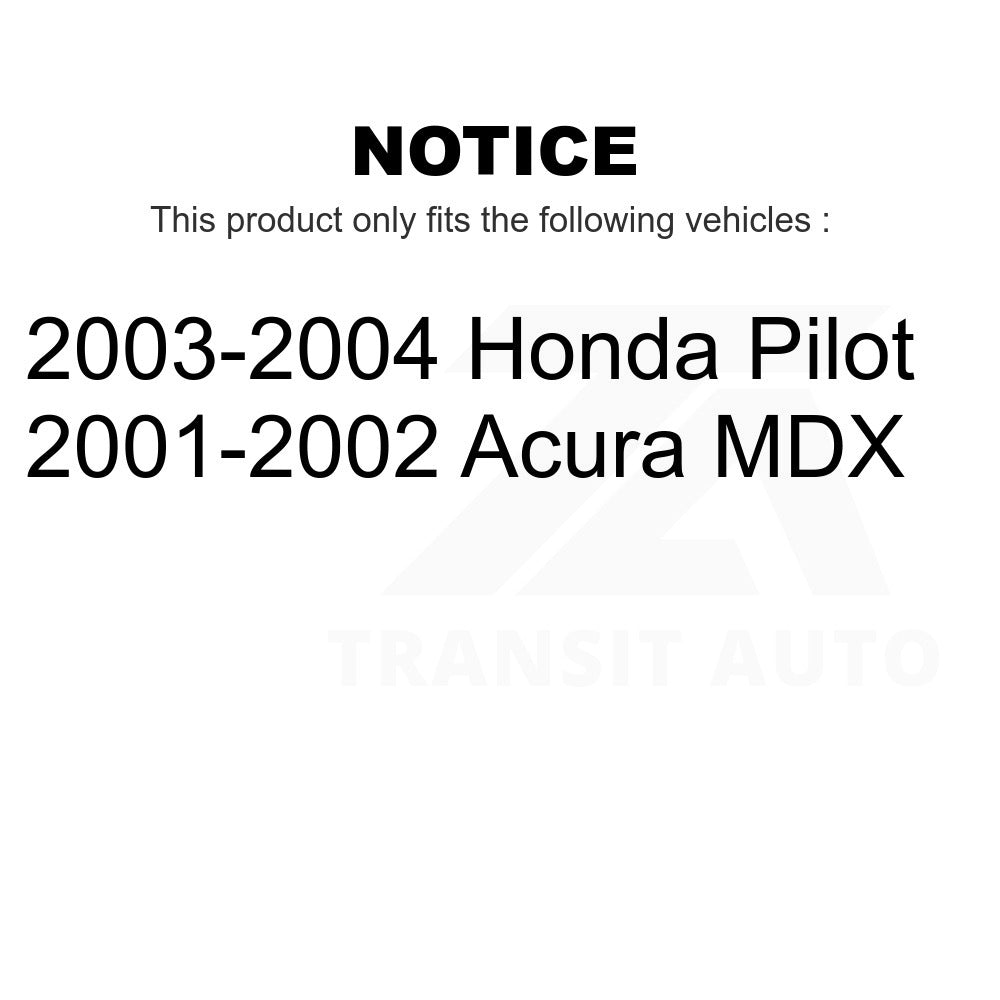 Front Rear Wheel Bearing Kit For Honda Pilot Acura MDX