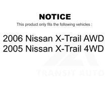 Load image into Gallery viewer, Front Rear Wheel Bearing Kit For Nissan X-Trail