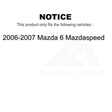 Charger l&#39;image dans la galerie, Front Rear Wheel Bearing Kit For 2006-2007 Mazda 6 Mazdaspeed