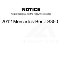 Load image into Gallery viewer, Front Rear Wheel Bearing Kit For 2012 Mercedes-Benz S350