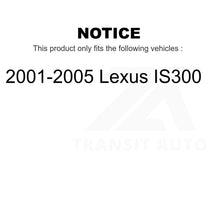 Load image into Gallery viewer, Front Rear Wheel Bearing Kit For 2001-2005 Lexus IS300