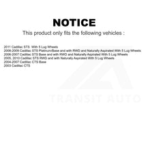 Charger l&#39;image dans la galerie, Front Rear Wheel Bearing &amp; Hub Assembly Kit For Cadillac CTS STS