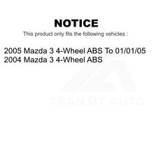 Charger l&#39;image dans la galerie, Front Rear Wheel Bearing &amp; Hub Assembly Kit For Mazda 3 4-Wheel ABS