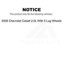 Load image into Gallery viewer, Front Rear Wheel Bearing Hub Assembly Kit For Chevrolet Cobalt With 5 Lug Wheels