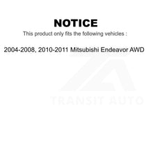 Load image into Gallery viewer, Front Rear Wheel Bearing &amp; Hub Assembly Kit For Mitsubishi Endeavor AWD