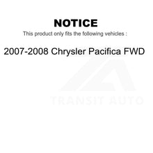 Load image into Gallery viewer, Front Rear Wheel Bearing &amp; Hub Assembly Kit For 2007-2008 Chrysler Pacifica FWD