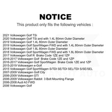 Load image into Gallery viewer, Front Rear Wheel Bearing Hub Assembly Kit For Volkswagen Rabbit Golf SportWagen