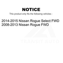 Charger l&#39;image dans la galerie, Front Rear Wheel Bearing &amp; Hub Assembly Kit For Nissan Rogue Select FWD