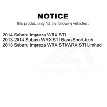 Charger l&#39;image dans la galerie, Front Rear Wheel Bearing &amp; Hub Assembly Kit For Subaru Impreza WRX STI