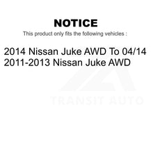 Charger l&#39;image dans la galerie, Front Rear Wheel Bearing &amp; Hub Assembly Kit For Nissan Juke AWD