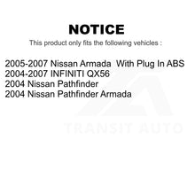 Load image into Gallery viewer, Front Rear Wheel Bearing &amp; Hub Assembly Kit For Nissan Armada INFINITI QX56