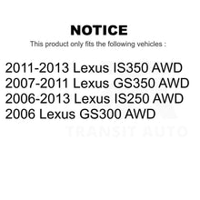 Load image into Gallery viewer, Front Rear Wheel Bearing Hub Assembly Kit For Lexus IS250 GS350 GS300 IS350 AWD