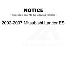 Load image into Gallery viewer, Rear Wheel Bearing And Hub Assembly Pair For 2002-2007 Mitsubishi Lancer ES