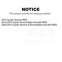 Load image into Gallery viewer, Front Wheel Bearing And Race Set Pair For Toyota Tacoma