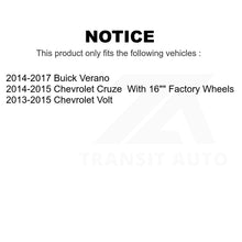 Load image into Gallery viewer, Front Rear Wheel Bearing Hub Assembly Kit For Chevrolet Cruze Buick Verano Volt