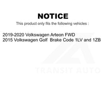 Load image into Gallery viewer, Front Rear Wheel Bearing &amp; Hub Assembly Kit For Volkswagen Golf Arteon