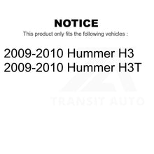 Charger l&#39;image dans la galerie, Front Wheel Bearing And Hub Assembly Pair For 2009-2010 Hummer H3 H3T