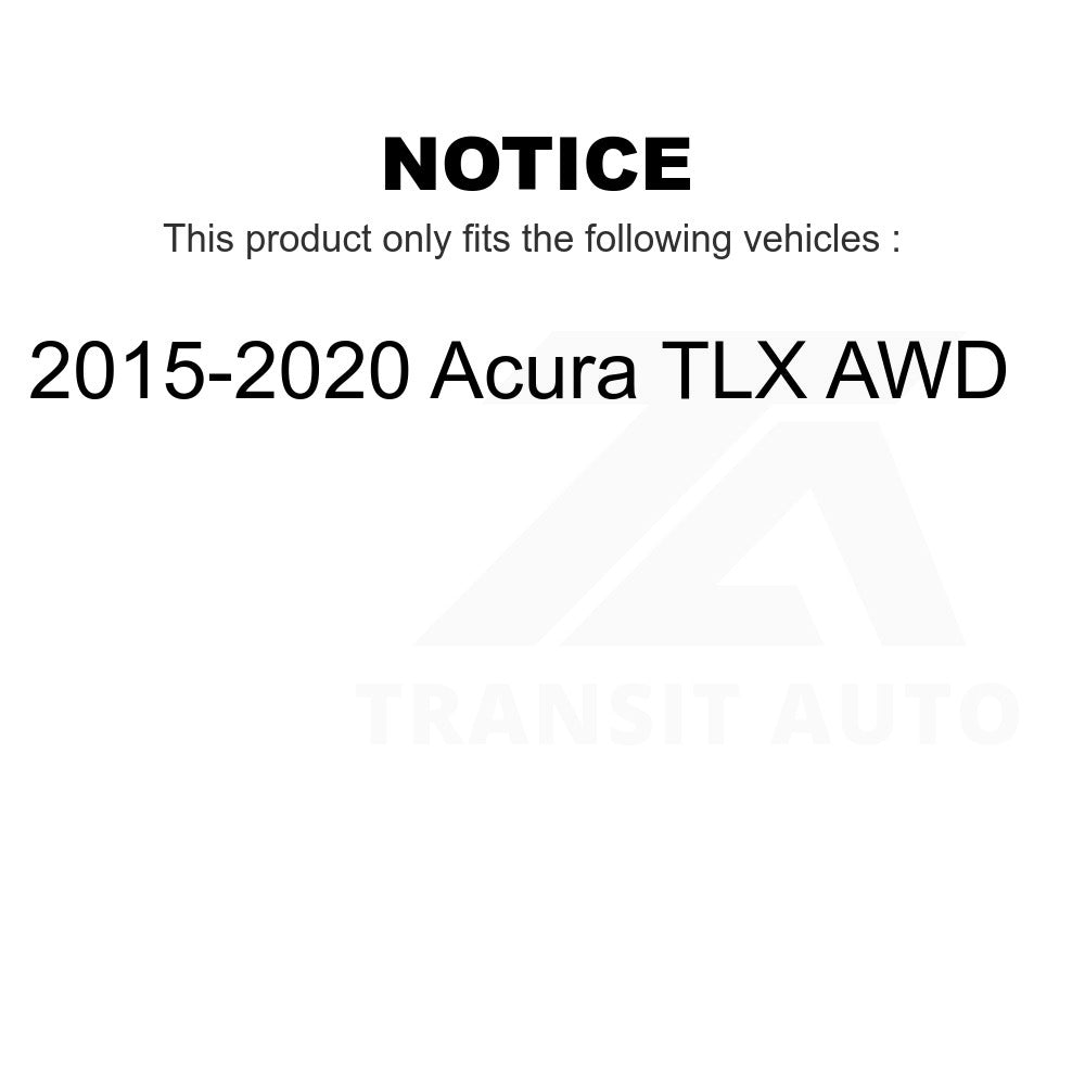 Rear Wheel Bearing And Hub Assembly Pair For 2015-2020 Acura TLX AWD