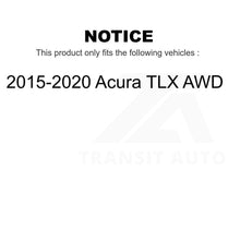 Charger l&#39;image dans la galerie, Rear Wheel Bearing And Hub Assembly Pair For 2015-2020 Acura TLX AWD