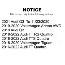 Charger l&#39;image dans la galerie, Rear Wheel Bearing Hub Assembly Pair For Volkswagen Tiguan Audi Q3 TT Quattro RS