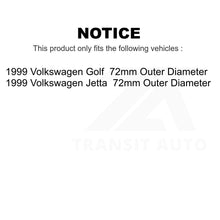 Load image into Gallery viewer, Front Rear Wheel Bearing &amp; Hub Assembly Kit For 1999-1999 Volkswagen Jetta Golf