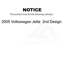 Load image into Gallery viewer, Front Rear Wheel Bearing &amp; Hub Assembly Kit For 2005 Volkswagen Jetta 2nd Design