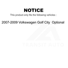 Charger l&#39;image dans la galerie, Front Rear Wheel Bearing And Hub Assembly Kit For Volkswagen Golf City Optional