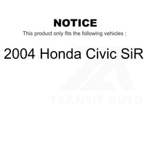 Load image into Gallery viewer, Front Rear Wheel Bearing And Hub Assembly Kit For 2004 Honda Civic SiR