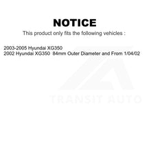 Load image into Gallery viewer, Front Rear Wheel Bearing And Hub Assembly Kit For Hyundai XG350