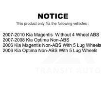 Charger l&#39;image dans la galerie, Front Rear Wheel Bearing And Hub Assembly Kit For Kia Optima Magentis