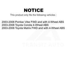 Load image into Gallery viewer, Front Rear Wheel Bearing Hub Assembly Kit For Toyota Corolla Matrix Pontiac Vibe