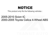 Charger l&#39;image dans la galerie, Front Rear Wheel Bearing And Hub Assembly Kit For Scion tC Toyota Celica