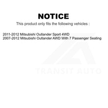 Charger l&#39;image dans la galerie, Front Rear Wheel Bearing And Hub Assembly Kit For Mitsubishi Outlander Sport