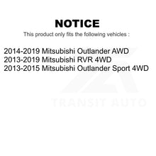 Load image into Gallery viewer, Front Rear Wheel Bearing And Hub Assembly Kit For Mitsubishi Outlander Sport RVR