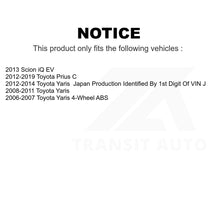 Load image into Gallery viewer, Front Rear Wheel Bearing And Hub Assembly Kit For Toyota Yaris Prius C Scion iQ