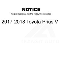 Charger l&#39;image dans la galerie, Front Rear Wheel Bearing And Hub Assembly Kit For 2017-2018 Toyota Prius V