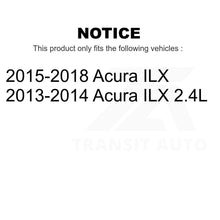 Charger l&#39;image dans la galerie, Front Rear Wheel Bearing And Hub Assembly Kit For Acura ILX